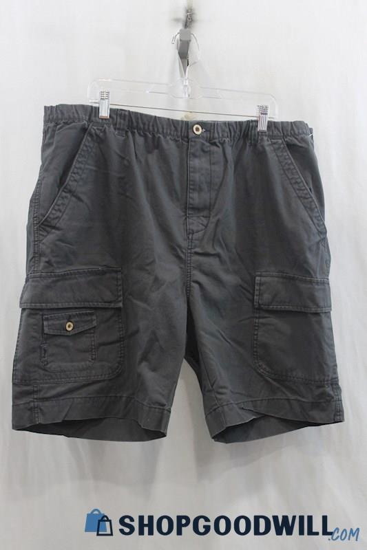 Tommy Bahama Mens Dark Gray Cargo Shorts Sz 2XL