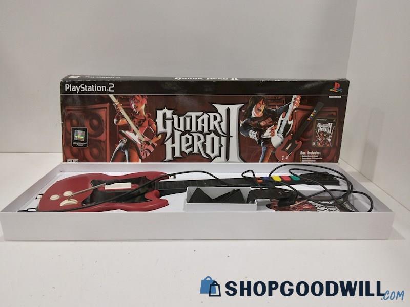 Guitar Hero II Wired Controllers + Game for PlayStation 2 IOB