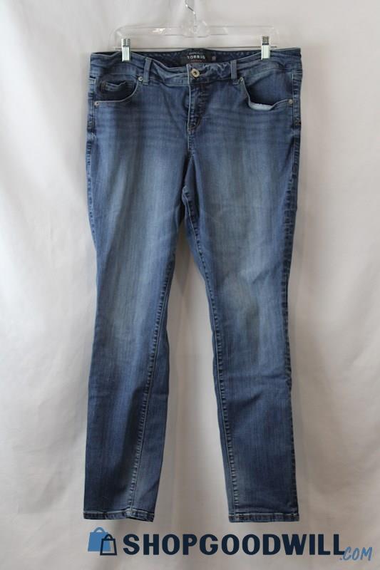 Torrid Women's Blue Skinny Jeans sz 16R