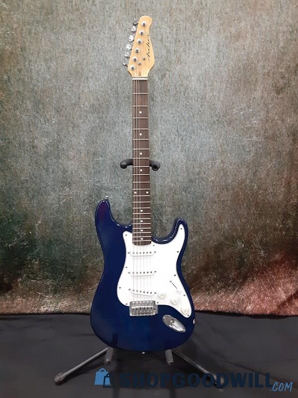 Archer Strat Style 6 String Blue Electric Guitar