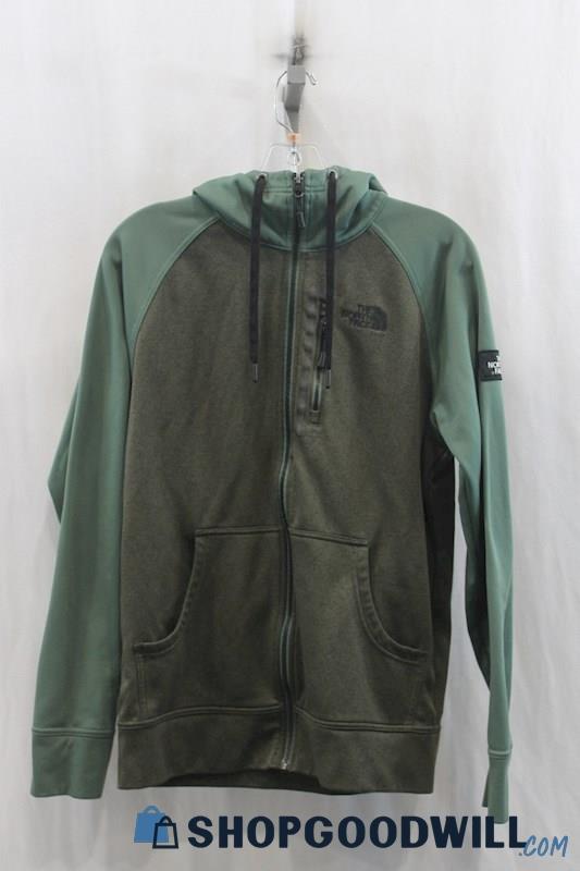 The North Face Mens Green Full Zip Basic Jacket Sz S