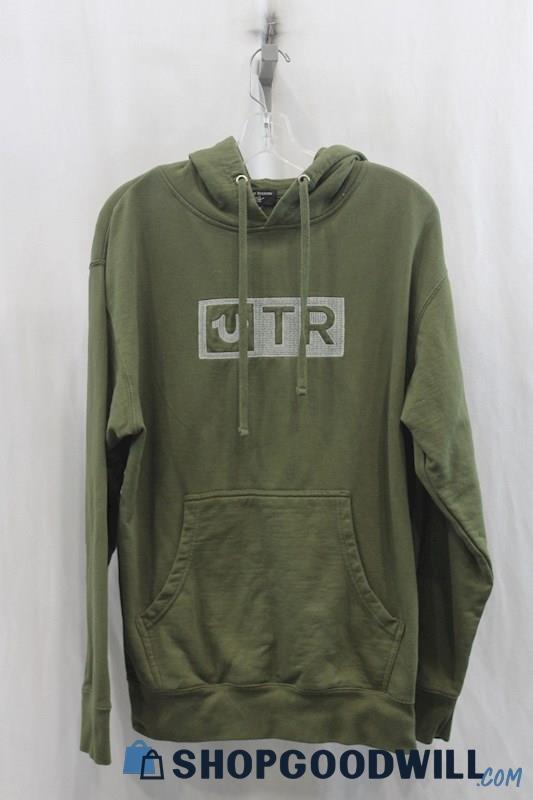 True Religion Mens Olive Green Hoodie Sz M