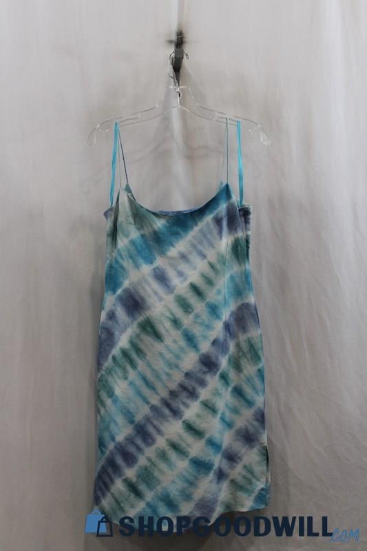 Ralph Lauren Women's Blue Dye Tank Dress SZ 4