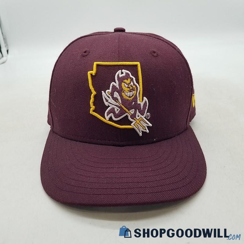 NCAA Arizona State Sun Devils New Era 9Fifty Mascot Logo Maroon Snapback Hat
