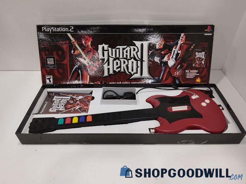 Guitar Hero II Wired Controller+Game for PlayStation 2 IOB