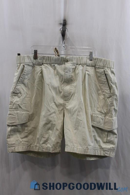 Tommy Bahama Mens Off-White Cargo Shorts Sz 2XL