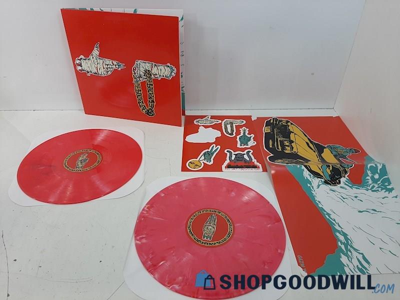 Run the Jewels 2 Hip Hop 2 LP Set Like New Red Splatter Vinyl 2014