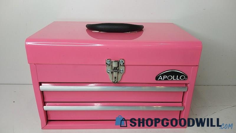 Apollo Metal Pink Tool Box