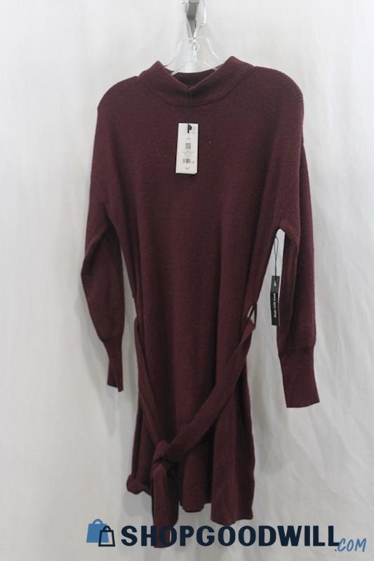 NWT Dynamite Women's Dark Red Knit Sweater Dress SZ S 