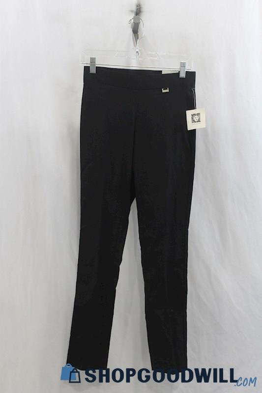 NWT Anne Klein Womens Black Pullon Dress Pants Sz XS