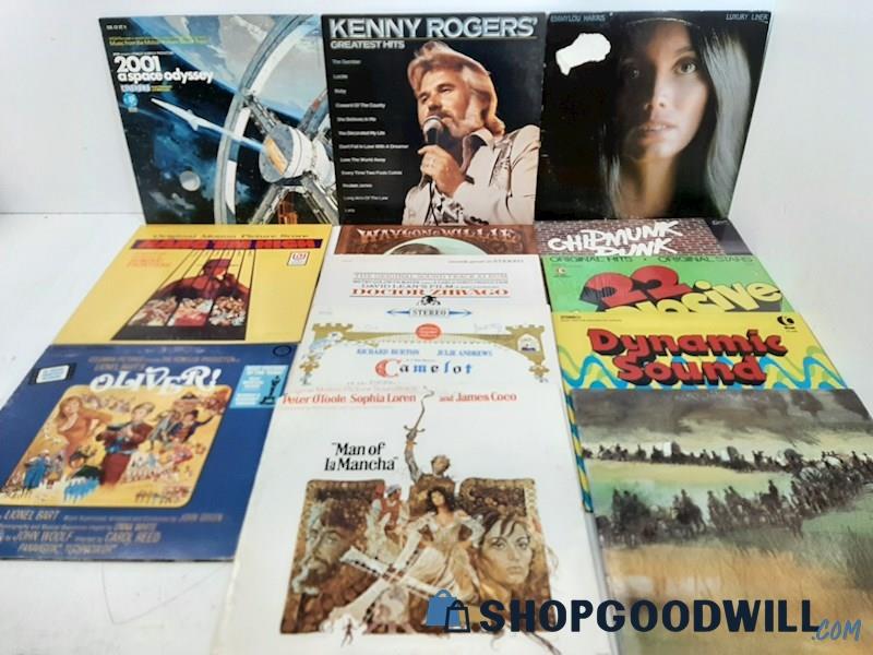 (a) 13 Popular LPs Very Good Country Hollywood Compilations 