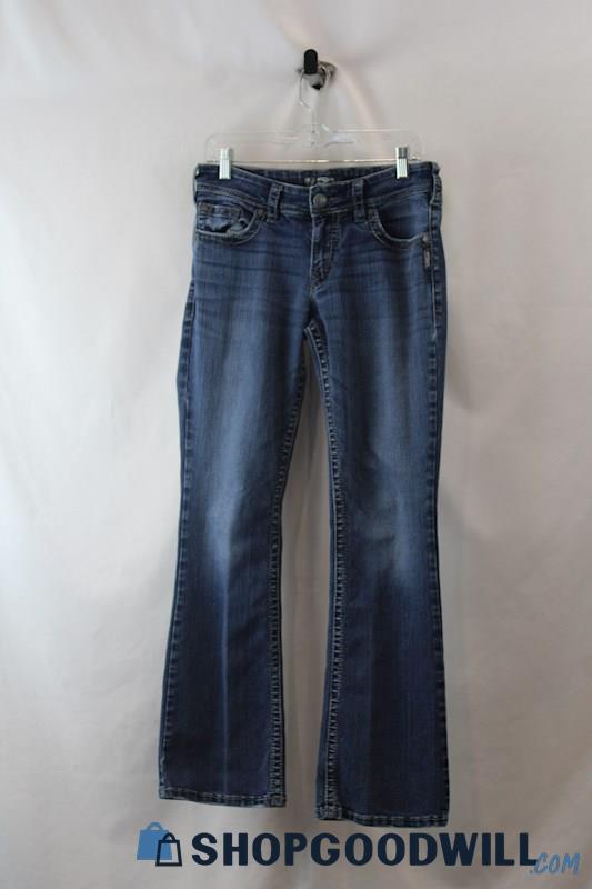 Silver Jean Women's Blue Suki Surplus Bootcut Jean SZ 29x32