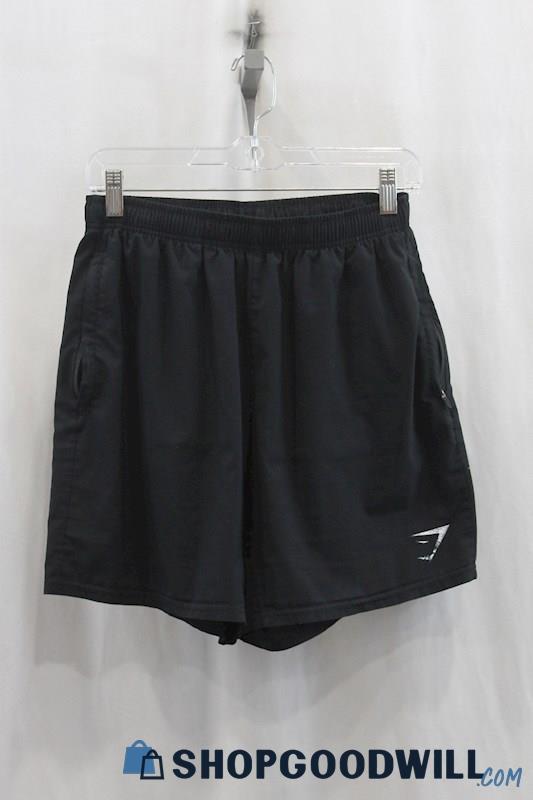 Gymshark Women's Black Denim Short SZ M