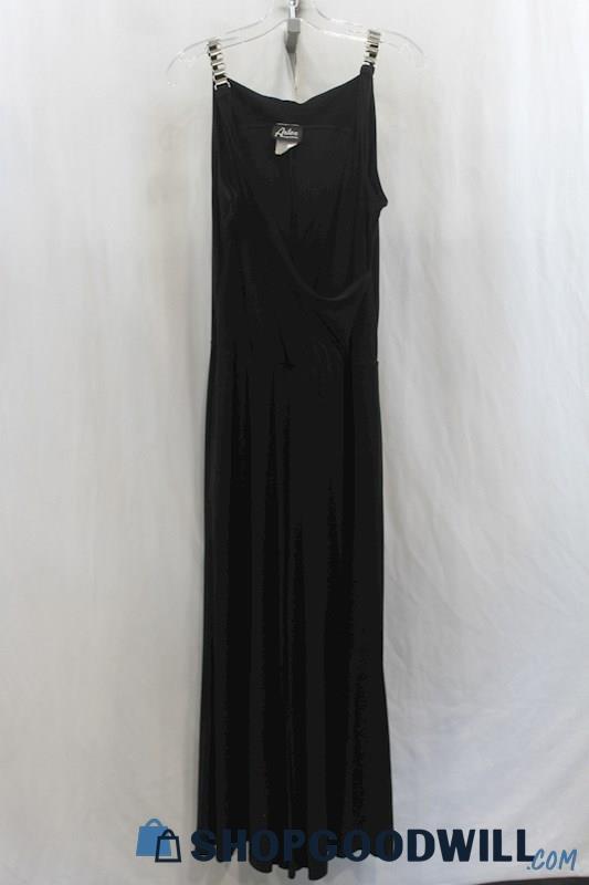 Artex Fashion Women's Black Wide Leg Jumpsuit SZ XL