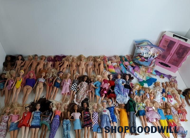 18 Pound Modern Barbie Dolls, Accessories & Wardrobe Mattel Lot