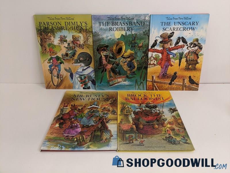 5pc John Patience Tale From the Fern Hallow Collectible Children's Fiction Books
