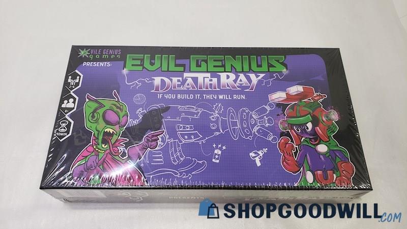 Evil Genius: Deathray Sci-Fi Villains Weapon Component Card Game - NEW/SEALED