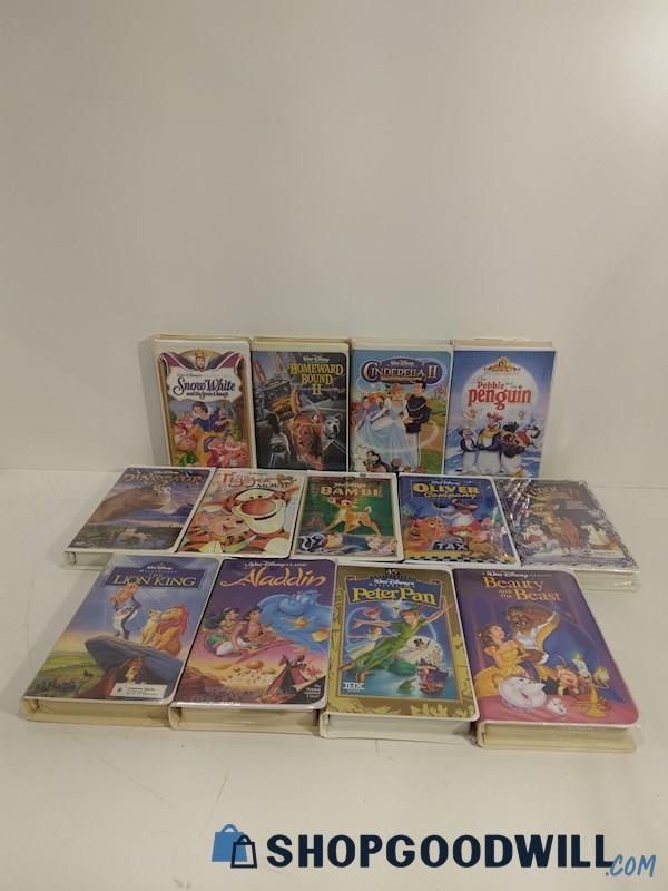 13PCS Disney MGM/UA VHS Collections Classics Masterpieces Movies Entertainment 