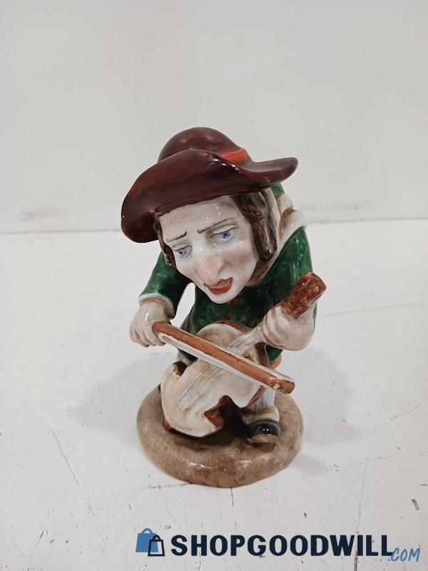 Vintage Italian Porcelain Hunchback Male Gnome Collectible Figurine 