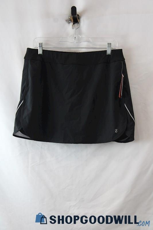 NWT IZOD Women's Black Active A-Line Skort sz M