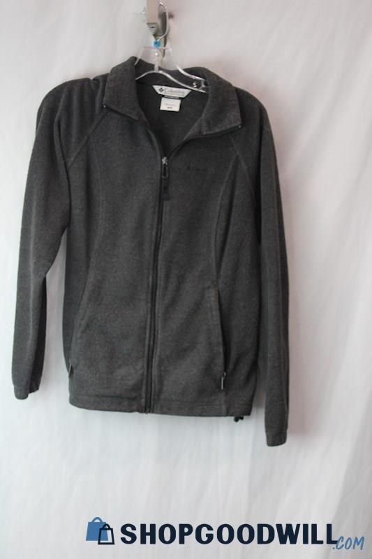 Columbia Woman's Gray Full Zip Jacket sz M