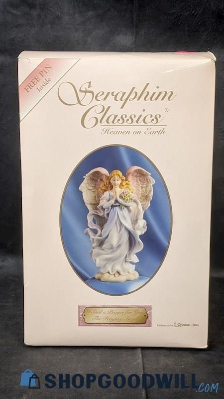 Seraphim Classics Heaven On Earth 2001 The Praying Angel Figurine/Statue IOB
