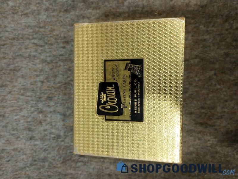 Vintage Crown Playing Cards 2 Sets