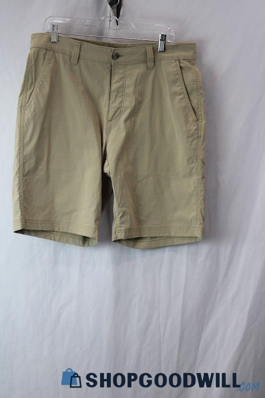 Eddie Bauer Men's Beige Chino Shorts sz 35