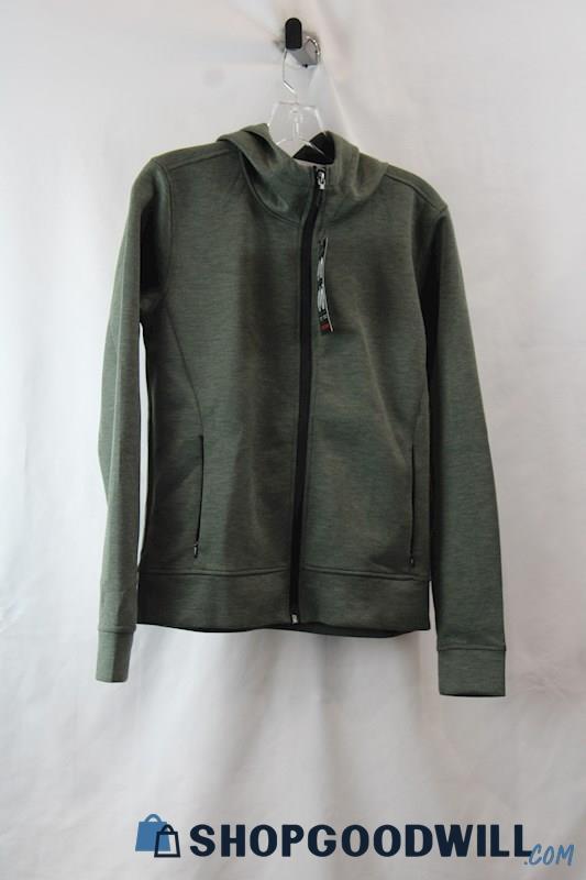 NWT Hi-Tec Women's Green Full-Zip Sweater Sz M