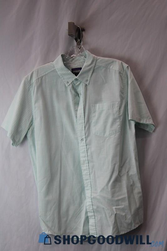 Patagonia Men's Green Short Sleeve Button Up sz M