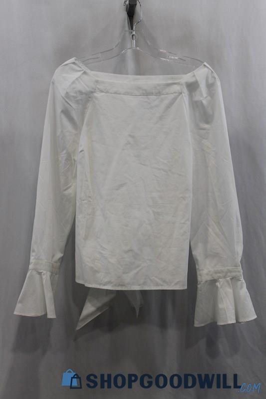 NWT Banana Republic Women's White Tunic Blouse SZ S