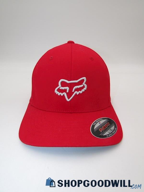 Fox Racing Legacy Flex Fit Red Logo Baseball Cap SZ L/XL