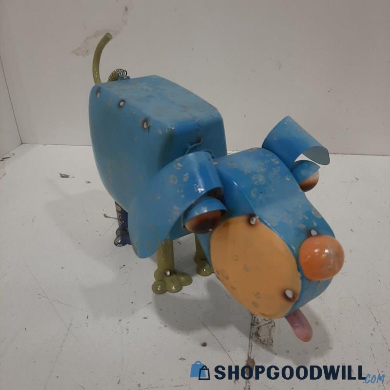 Unbranded Vintage Blue Dog Figurine Collectible 