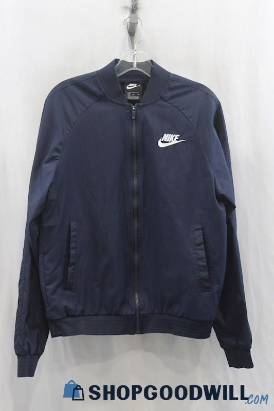 Nike Men's Navy Full Zip Sweater SZ M