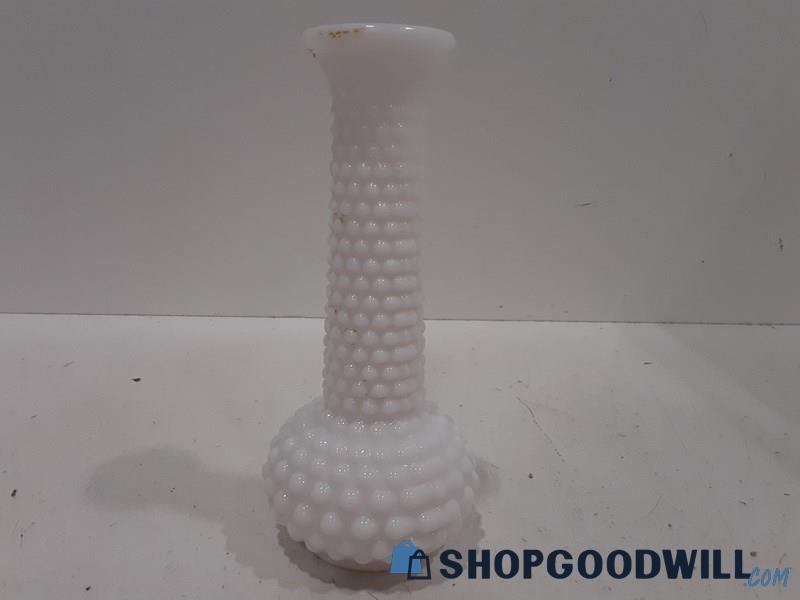 E.O. Brody Co. M-2000 Milk Glass Hobnail Vase