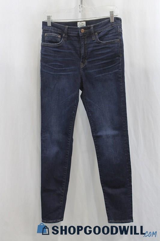 J.Crew Women's Blue Skinny Ankle Jean SZ 28