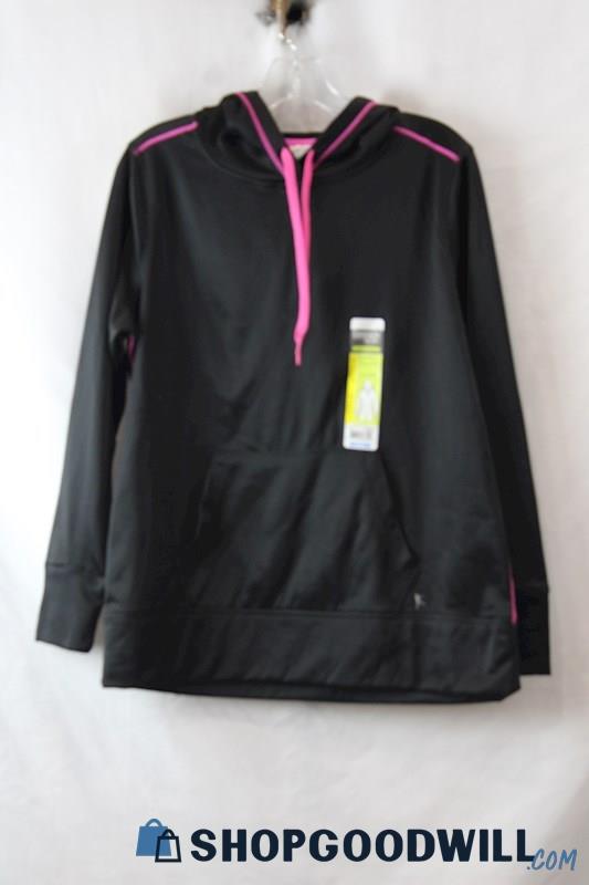 NWT Danskin Women's Black/Pink Hoodie Sz L