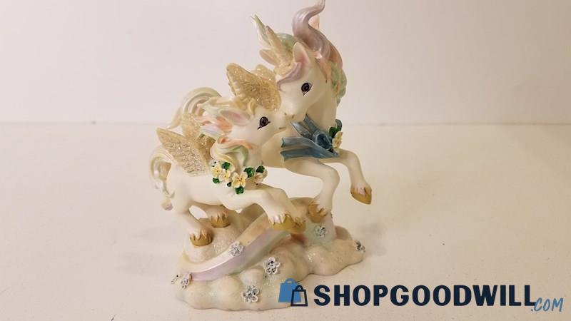 Vintage Rainbow Dreams Unicorn Figurine 