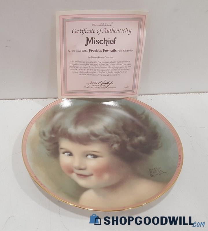 Appears To Be Bessie Pease Gutmann Collector Plate 3rd Ed. 