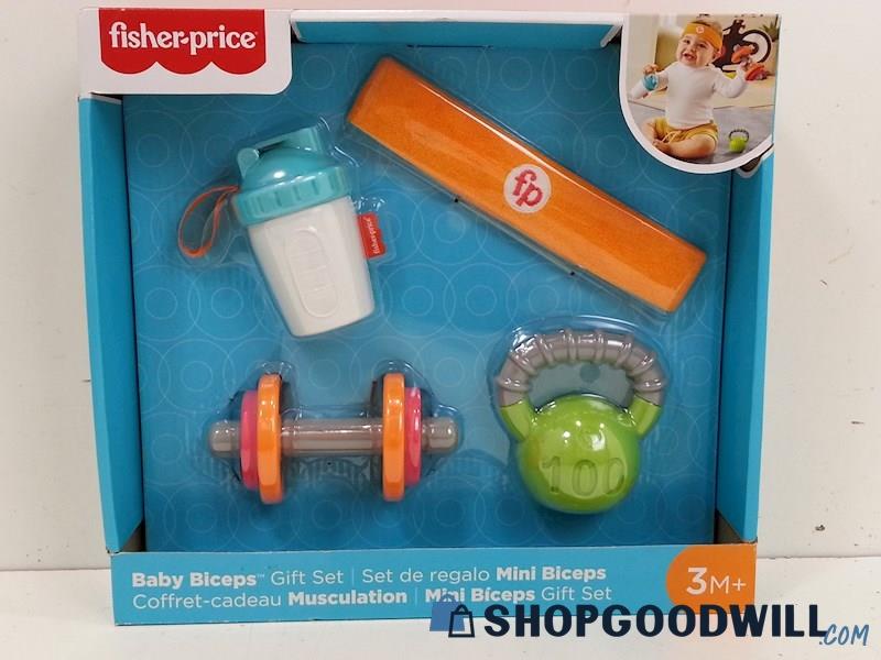 Fisher-Price Baby Biceps Mini Biceps Gift Set 3 Months + NIB 