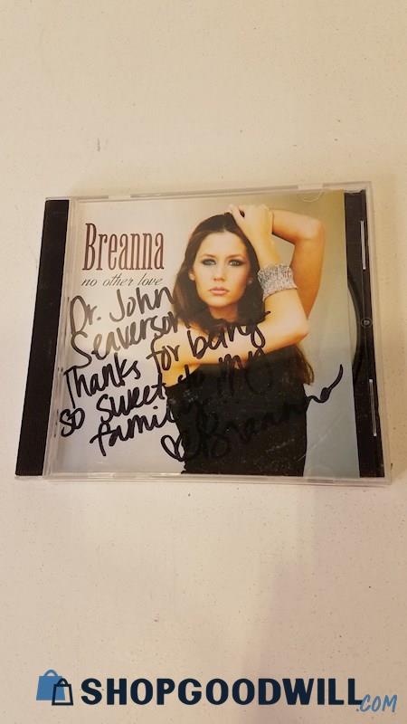 Signed Breanna No Other Love CD w/Jewelcase Vtg 2005 Amer Pop Music