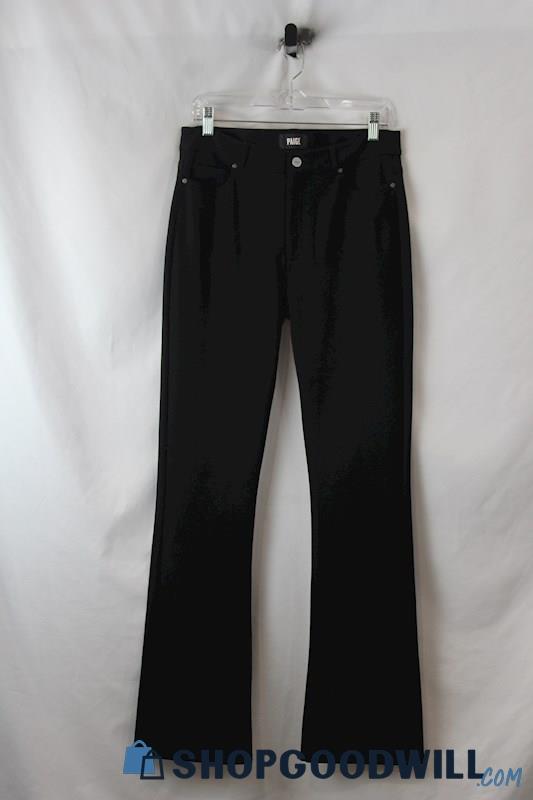 Paige Women's Black Wide Leg Ponte Pant SZ 30