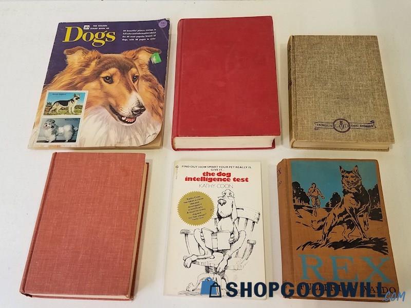 Vtg 1925-78 Dogs HC/SC Kids' Fiction Stamps Training Intelligence Test Breeds+