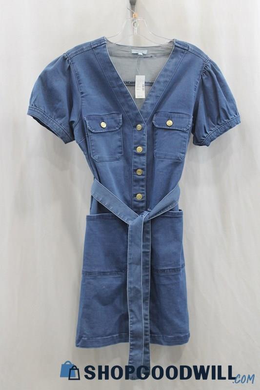 NWT Maurices Women's Blue Denim Dress SZ S