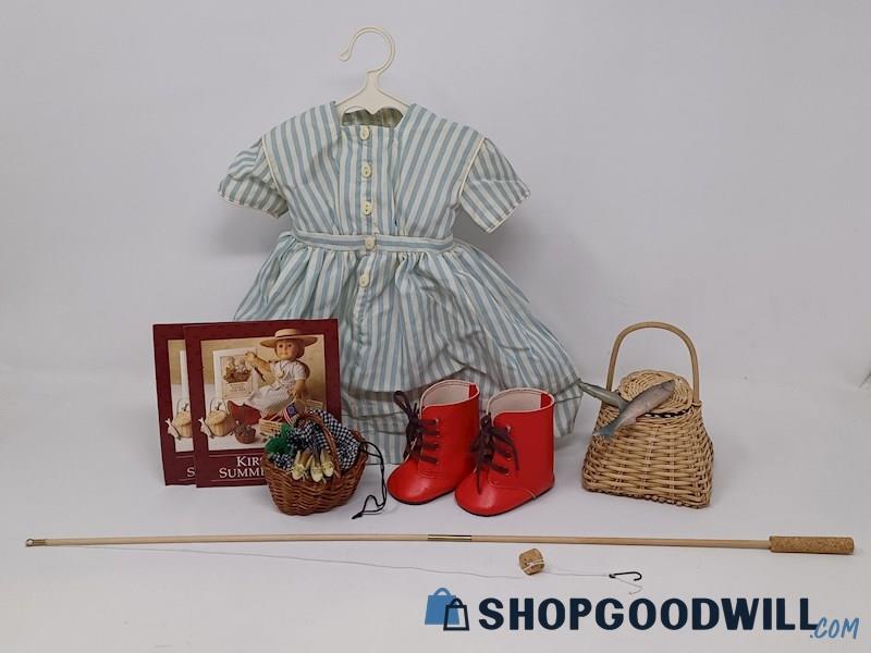 Kirsten's Summer Dress, Boots & Fishing Set Pleasant Company Doll Accessories