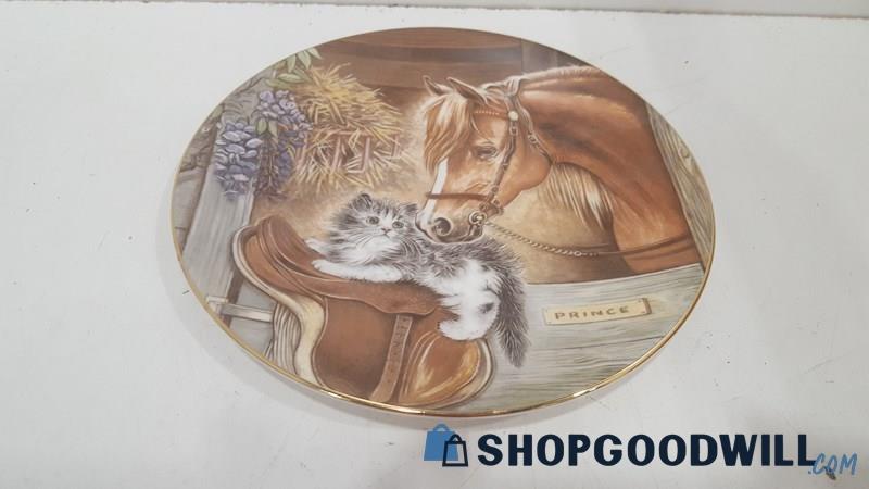 Prince Kitten Encounters Small Collector Plate