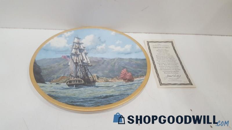 Passage To China Collectable Plate IOB
