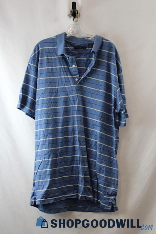 Greg Norman Men's Blue Polo Sz XXL