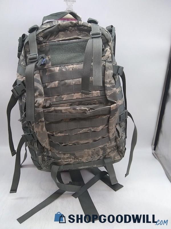 GCS Multi Mission Army Green Camo Nylon Backpack Handbag Purse 
