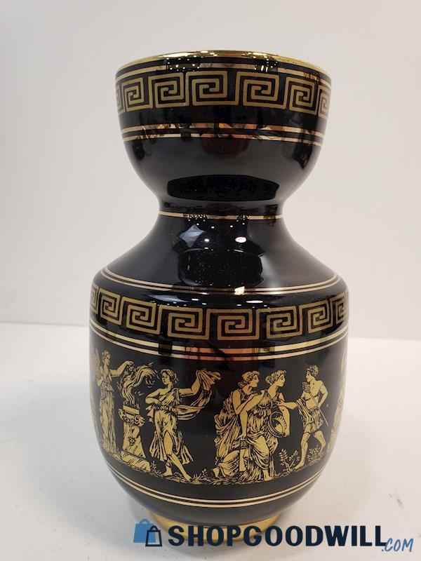 Neofitou Hand Made in Greece 24k Gold Accents, Urn, Vase, Mythology 